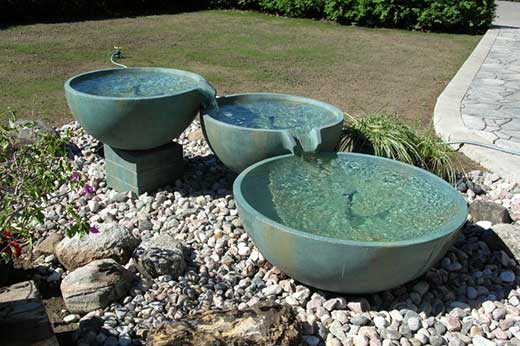 We design and install interior &amp; exterior water features